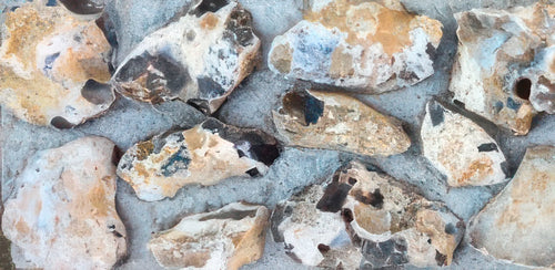 South Downs Flint. Mixed Random Flint Block. Available from Brickmongers London