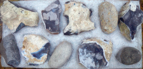 South Downs Flint. Unknapped Flint Block. Available from Brickmongers London