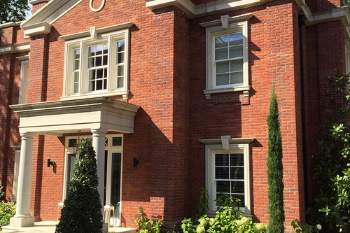 Traditional Brick and Stone Fine Handmade Textured Red