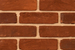 Imperial Bricks. Reclamation Weathered Red Rubber. Available from Brickmongers London