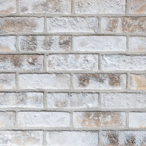 Traditional Brick and Stone. Frosted White. Brick. Available from Brickmongers London